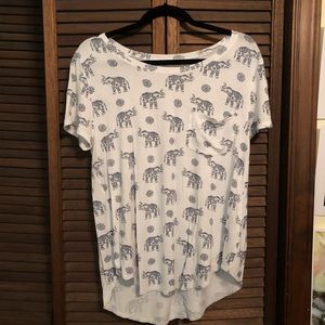 Hollister Elephant Print T-Shirt
